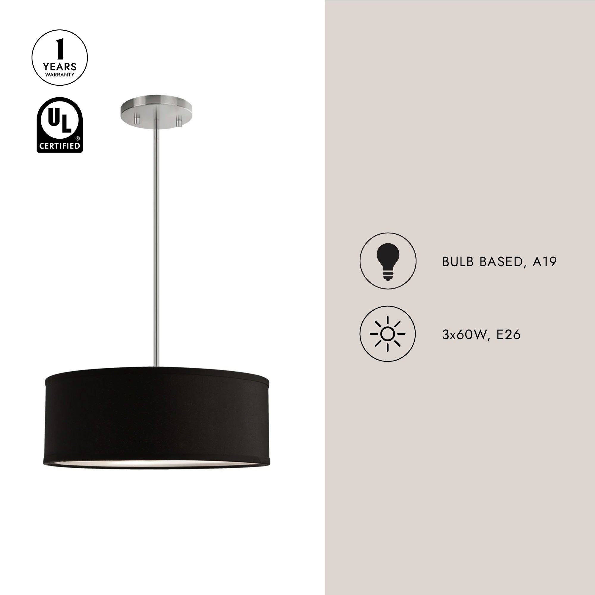 Gregory 15-in Pendant