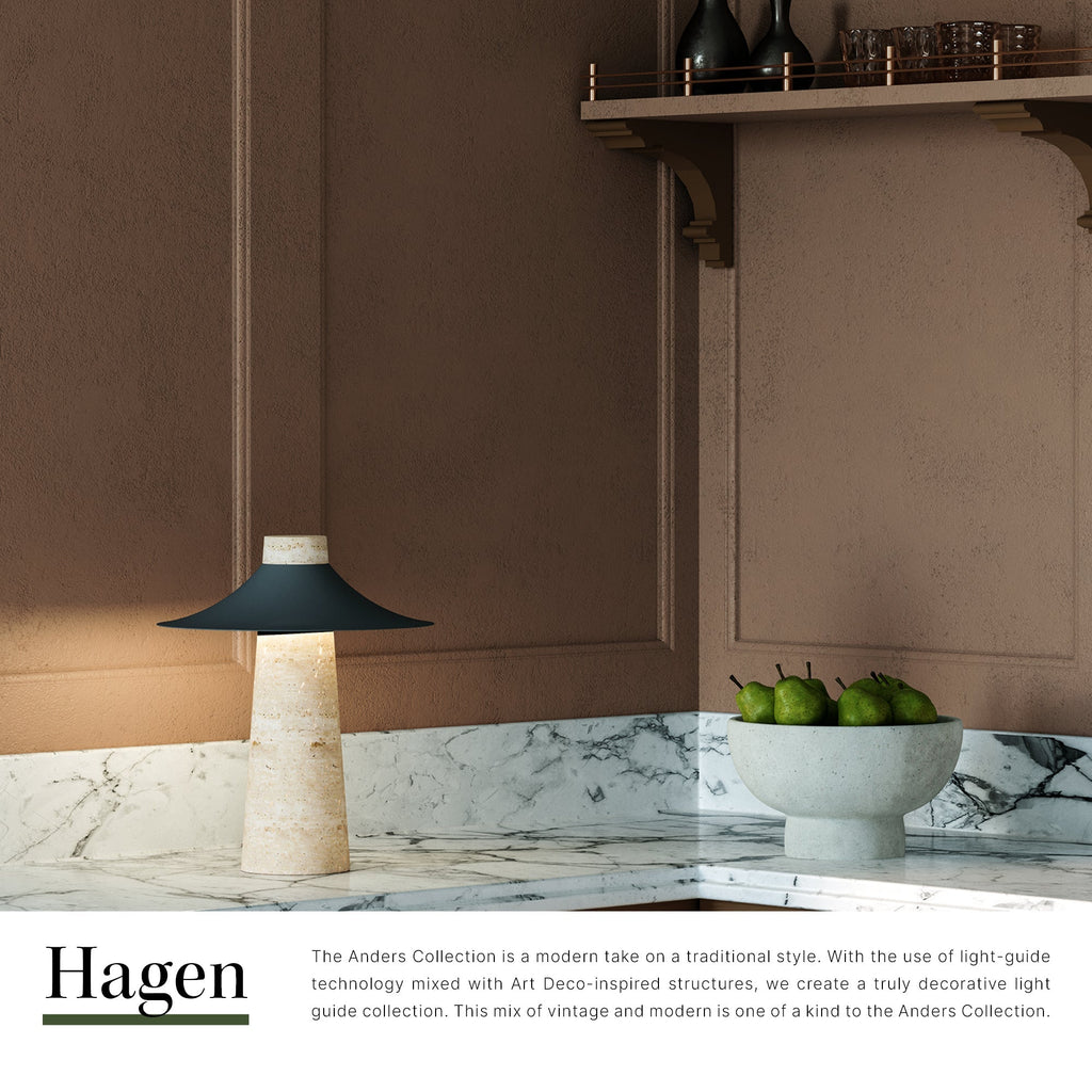Hagen 10-in Table Lamp