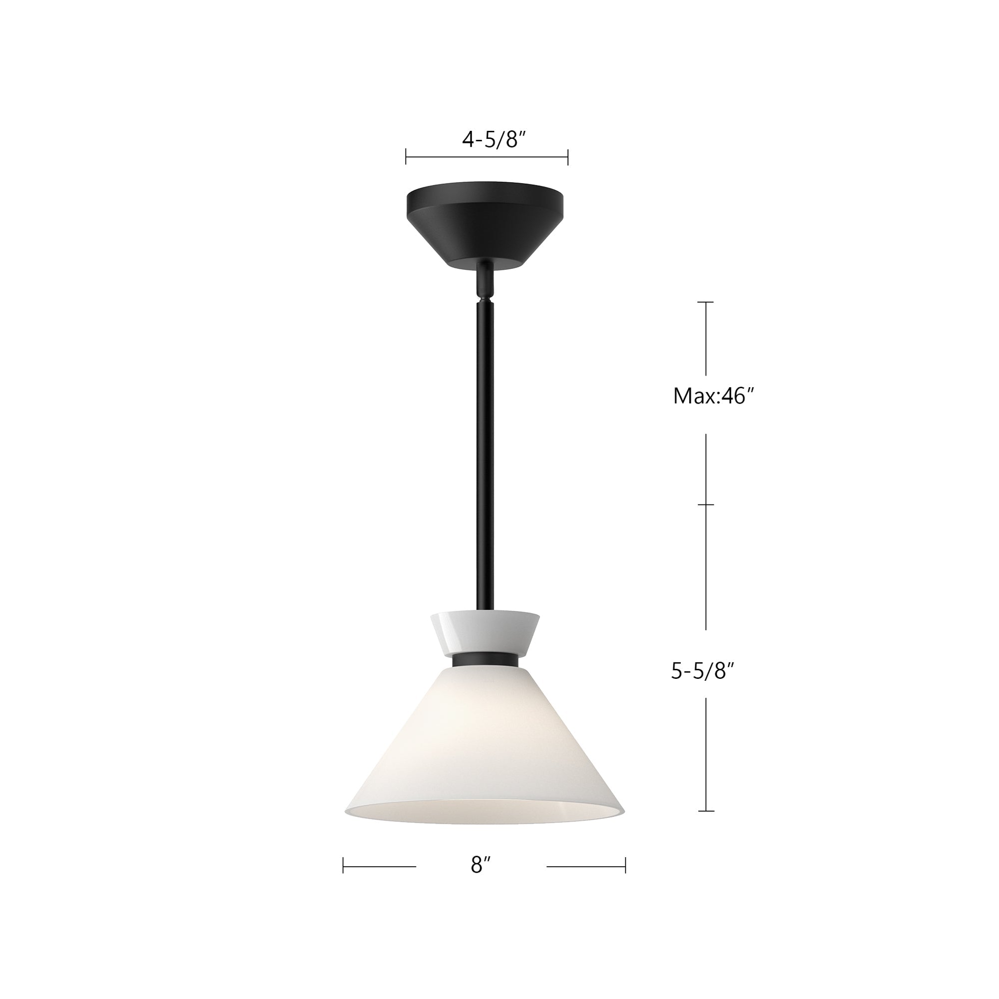 Halston 8-in Pendant