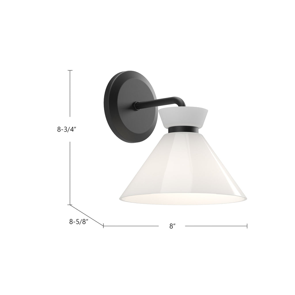 Halston 8-in Wall/Vanity Light