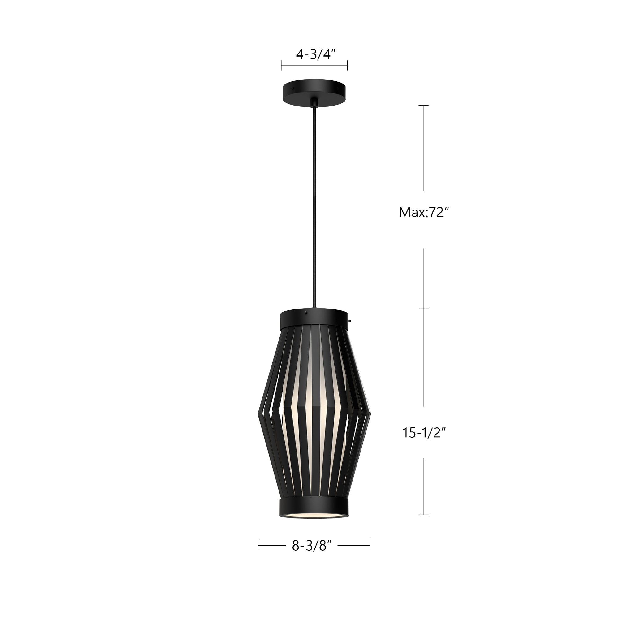 Hana 9-in Pendant