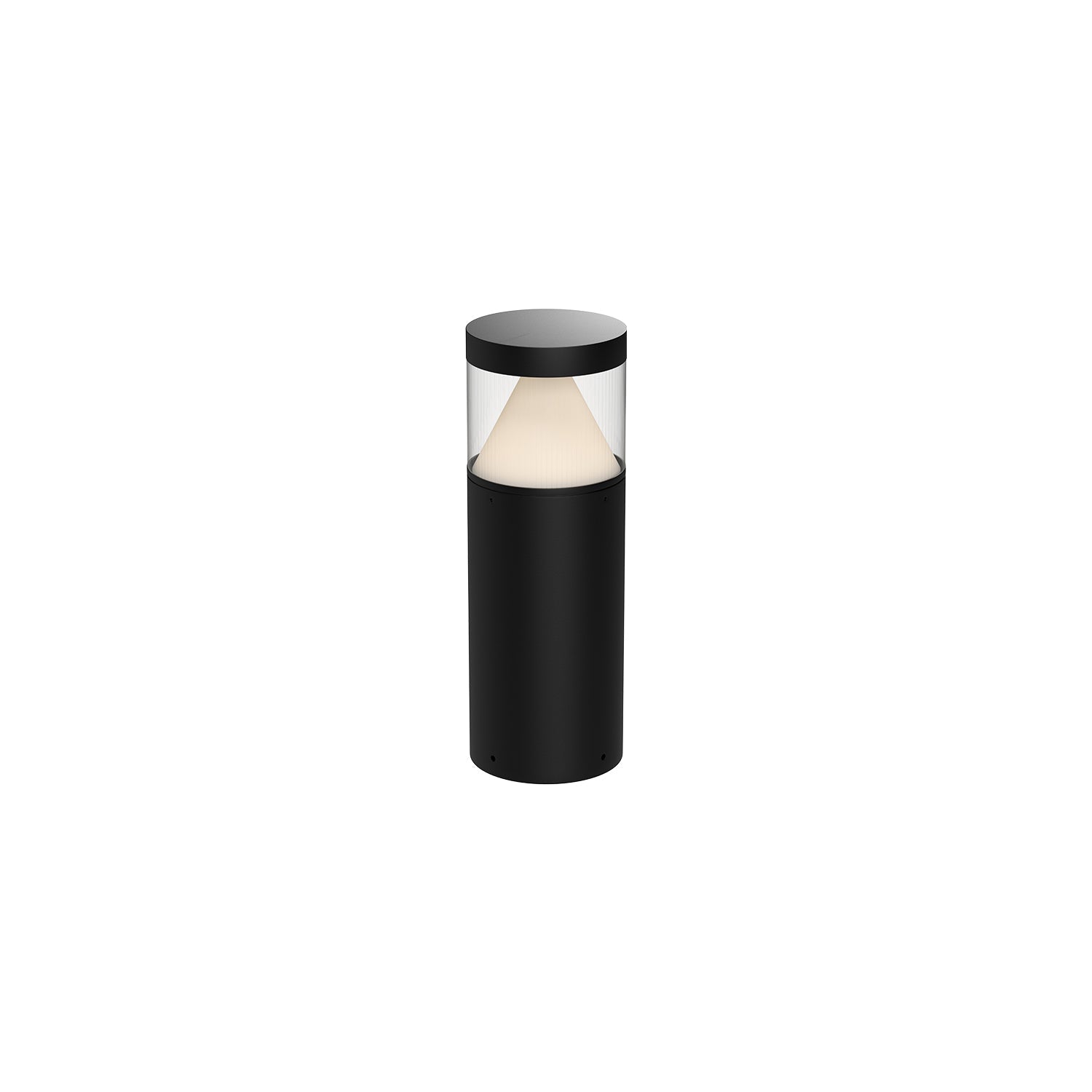 Hanover 18-in Exterior Bollard — Black [Universal Voltage]