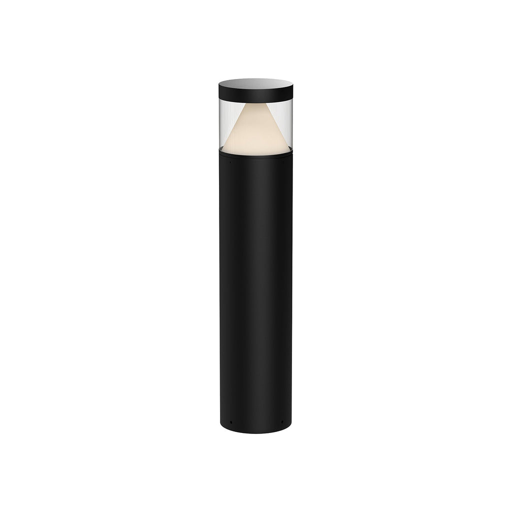 Hanover 30-in Exterior Bollard — Black [Universal Voltage]