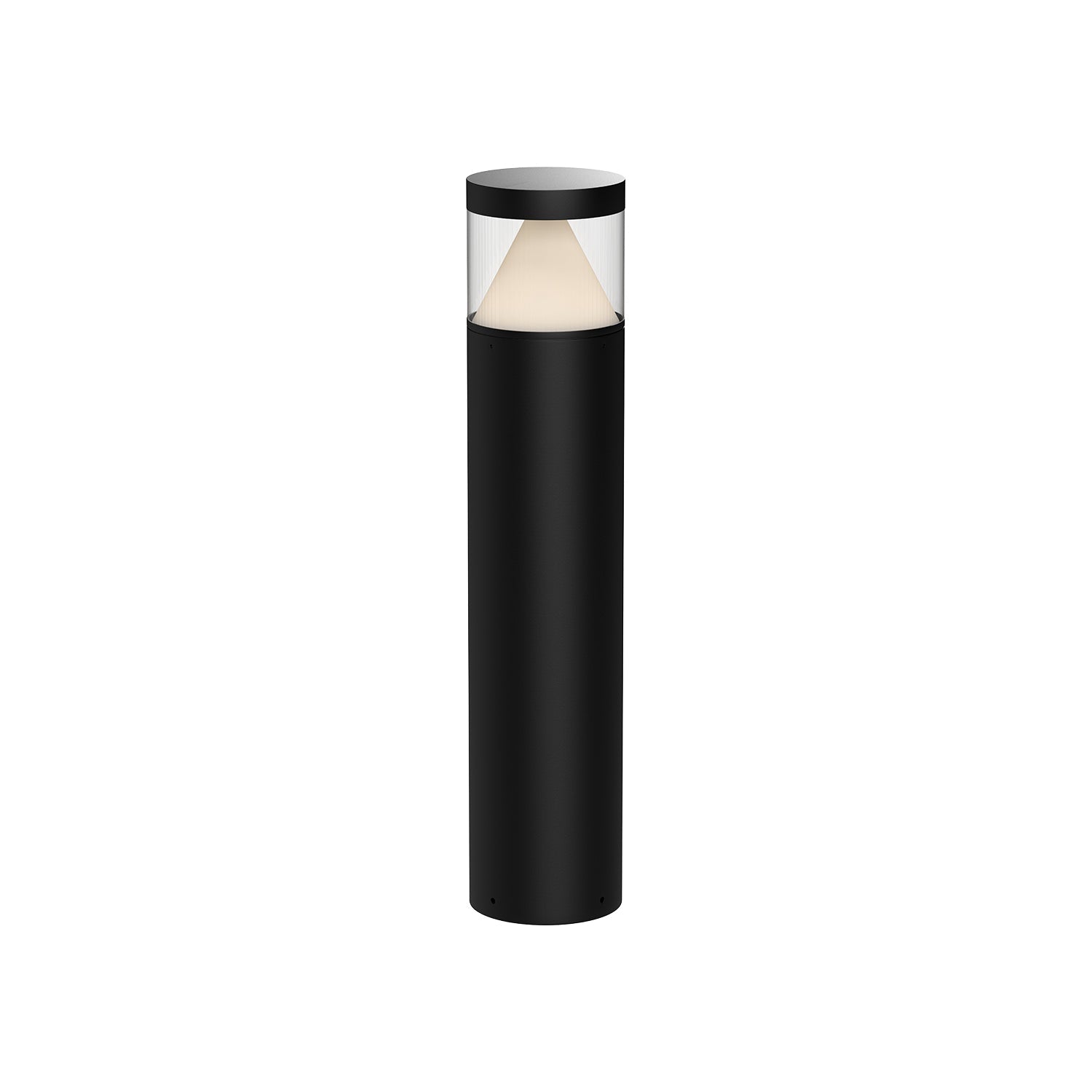 Hanover 30-in Exterior Bollard — Black [Universal Voltage]