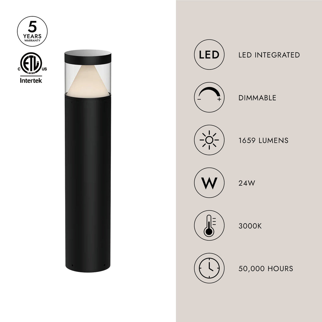 Hanover 30-in Exterior Bollard