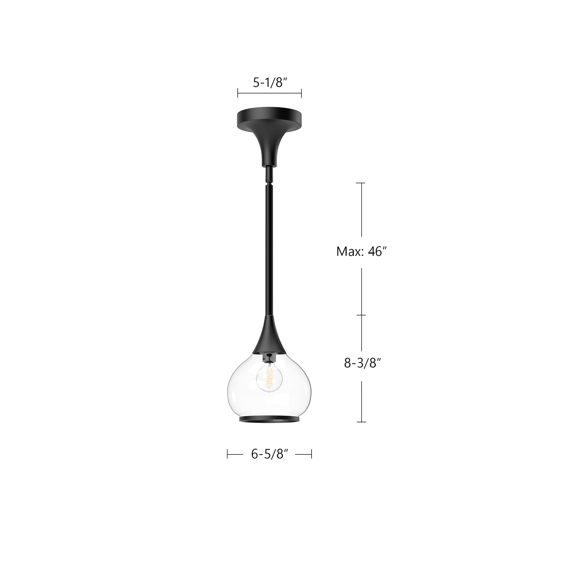 Hazel 6-in Pendant