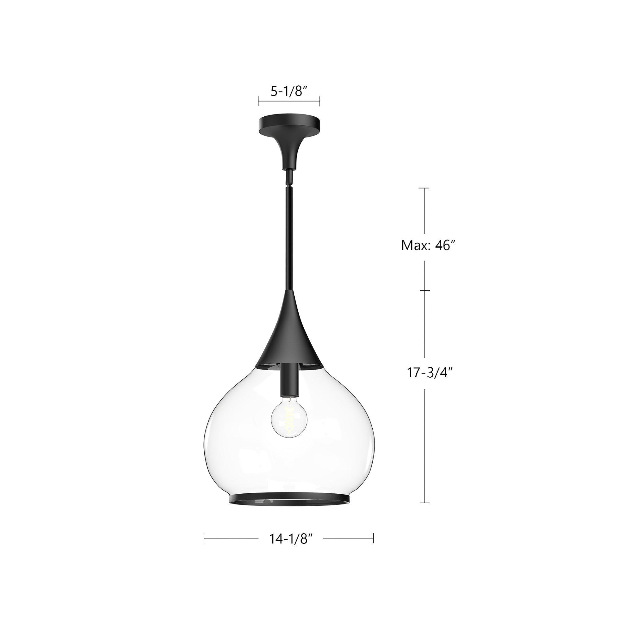 Hazel 14-in Pendant
