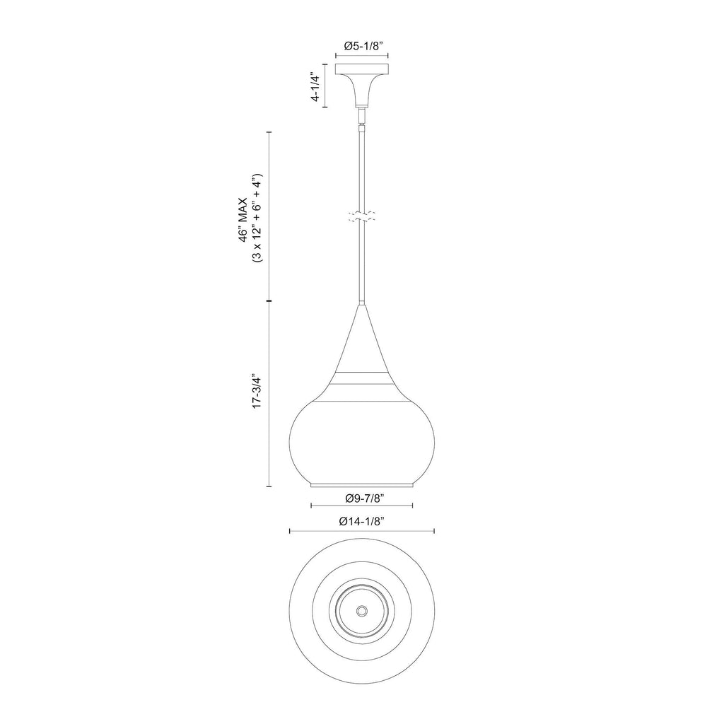 Hazel 14-in Pendant