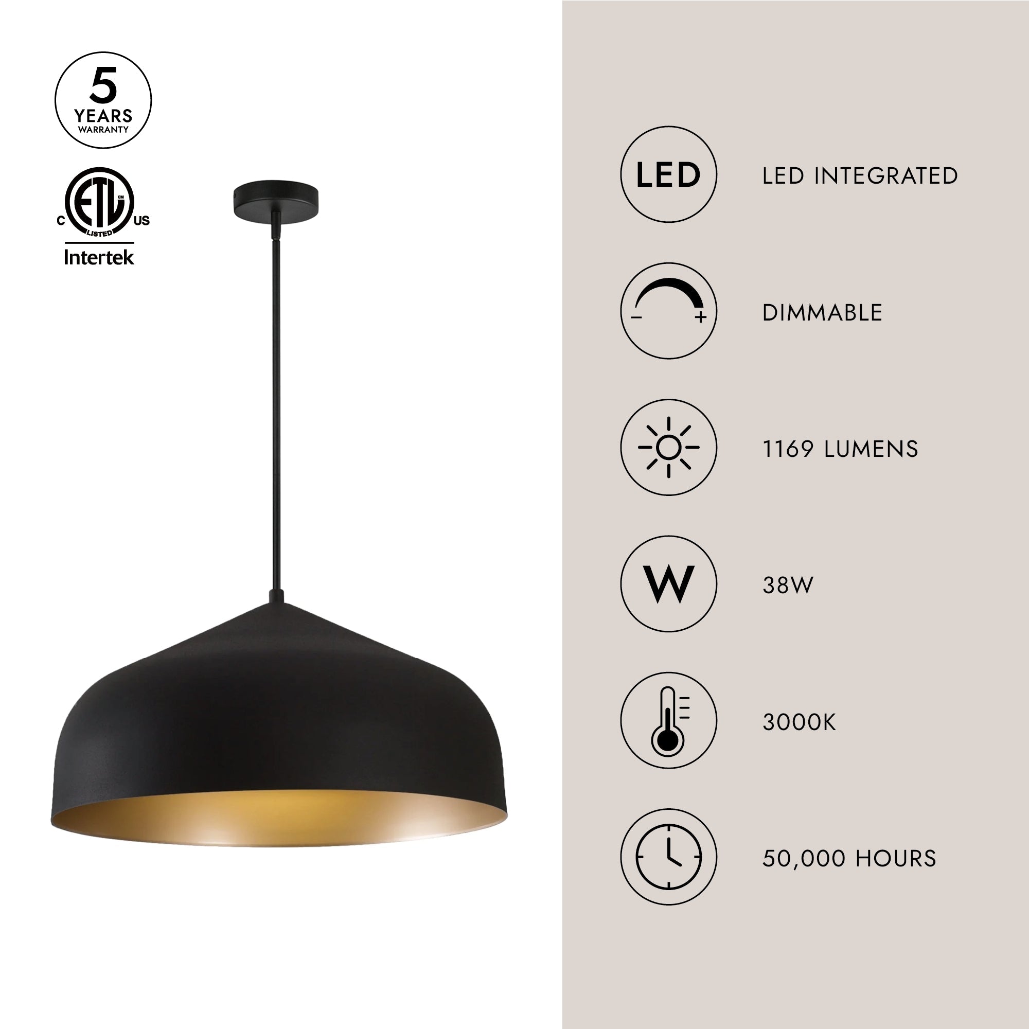 Helena 17-in Pendant