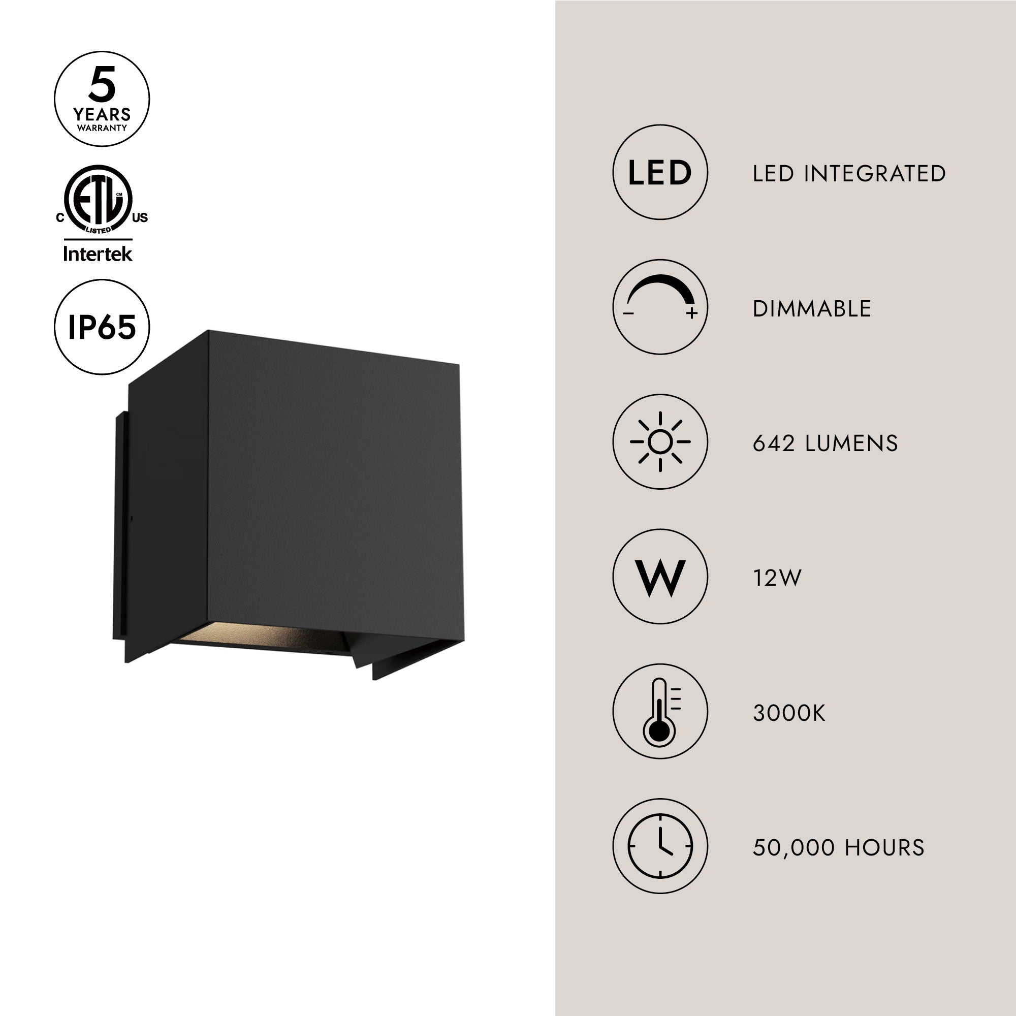 Helsinki 6-in Exterior Wall Sconce