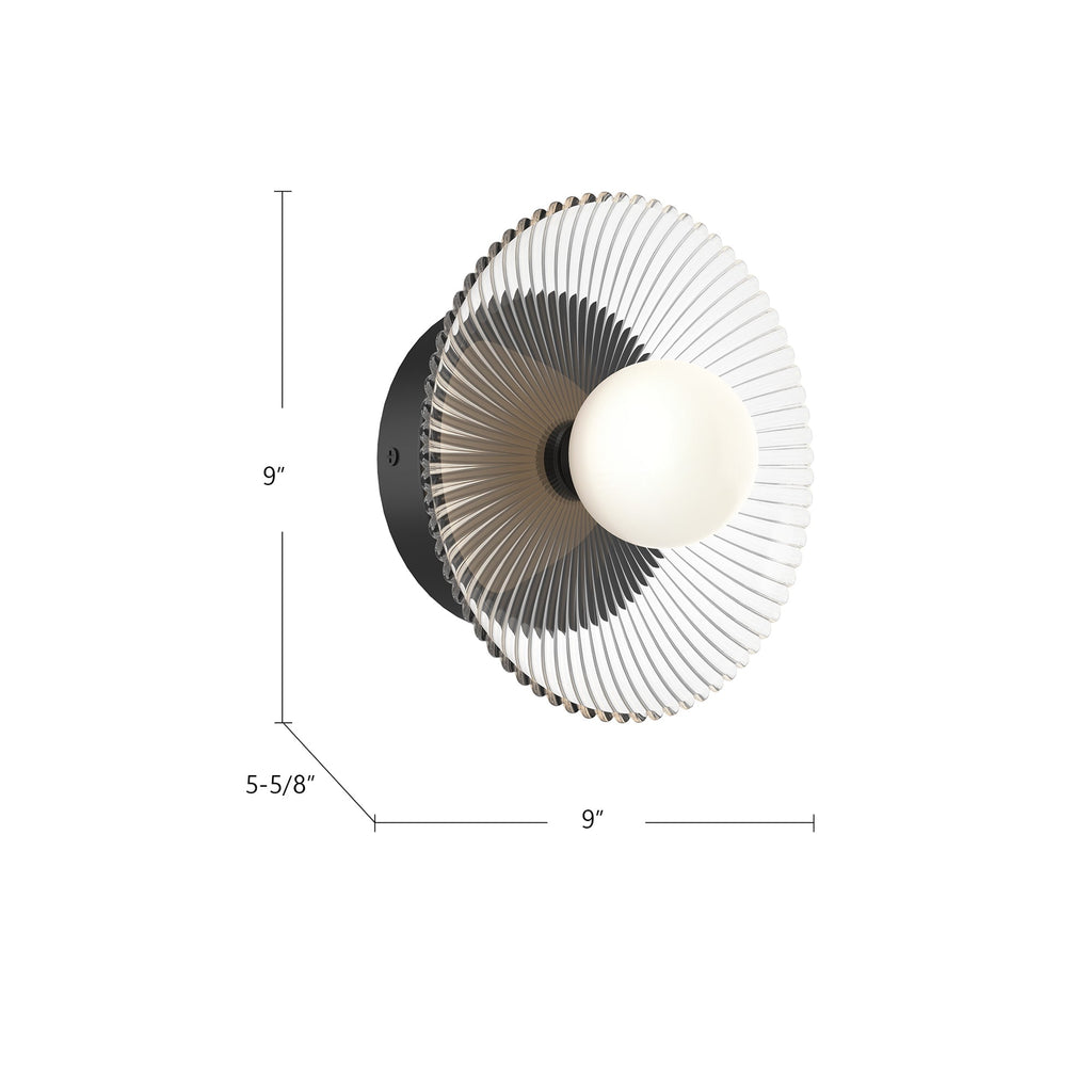 Hera 9-in Wall/Vanity Light