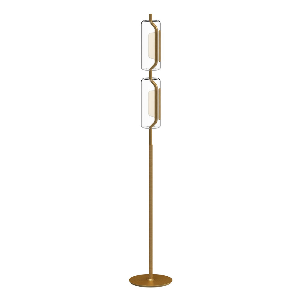 Hilo 63-in Floor Lamp — Brushed Gold