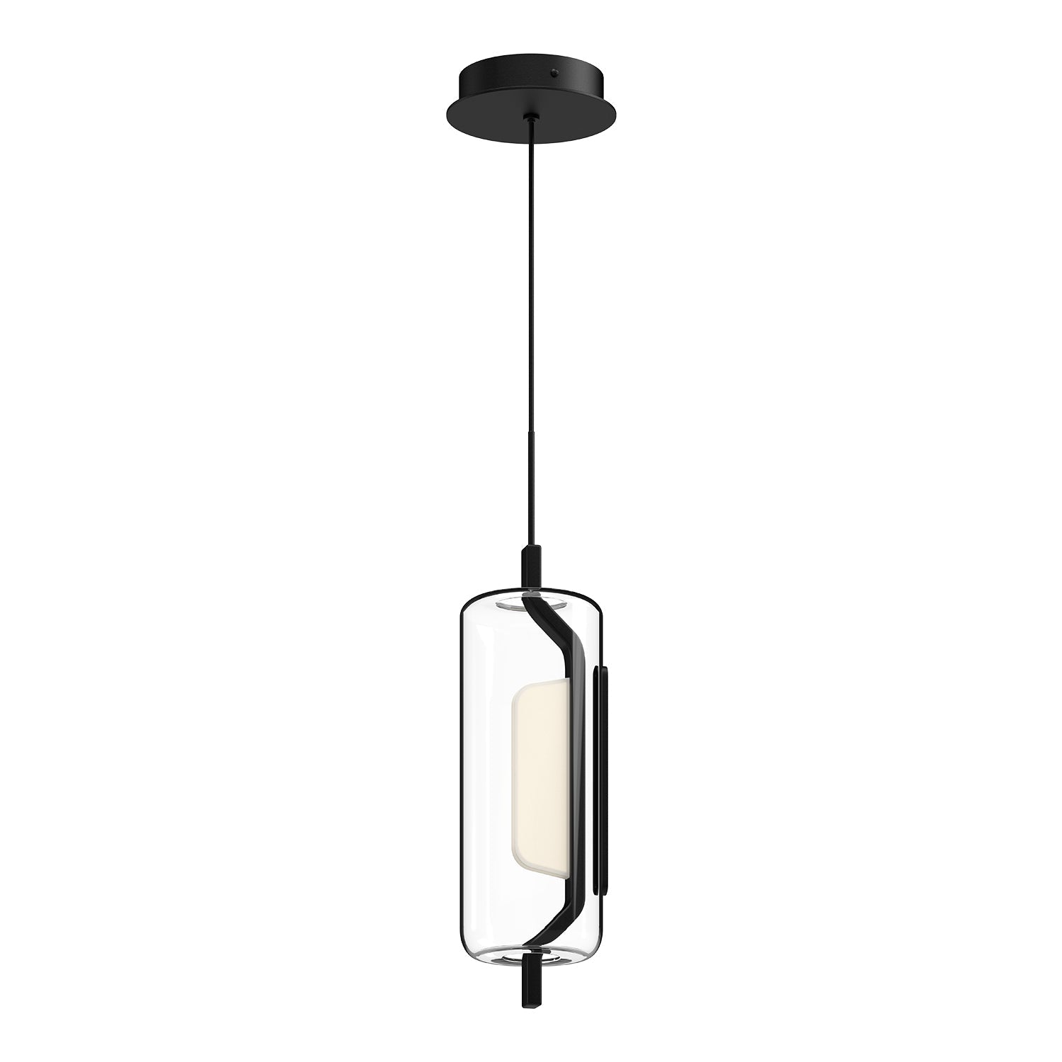 Hilo 5-in Pendant — Black [Universal Voltage]