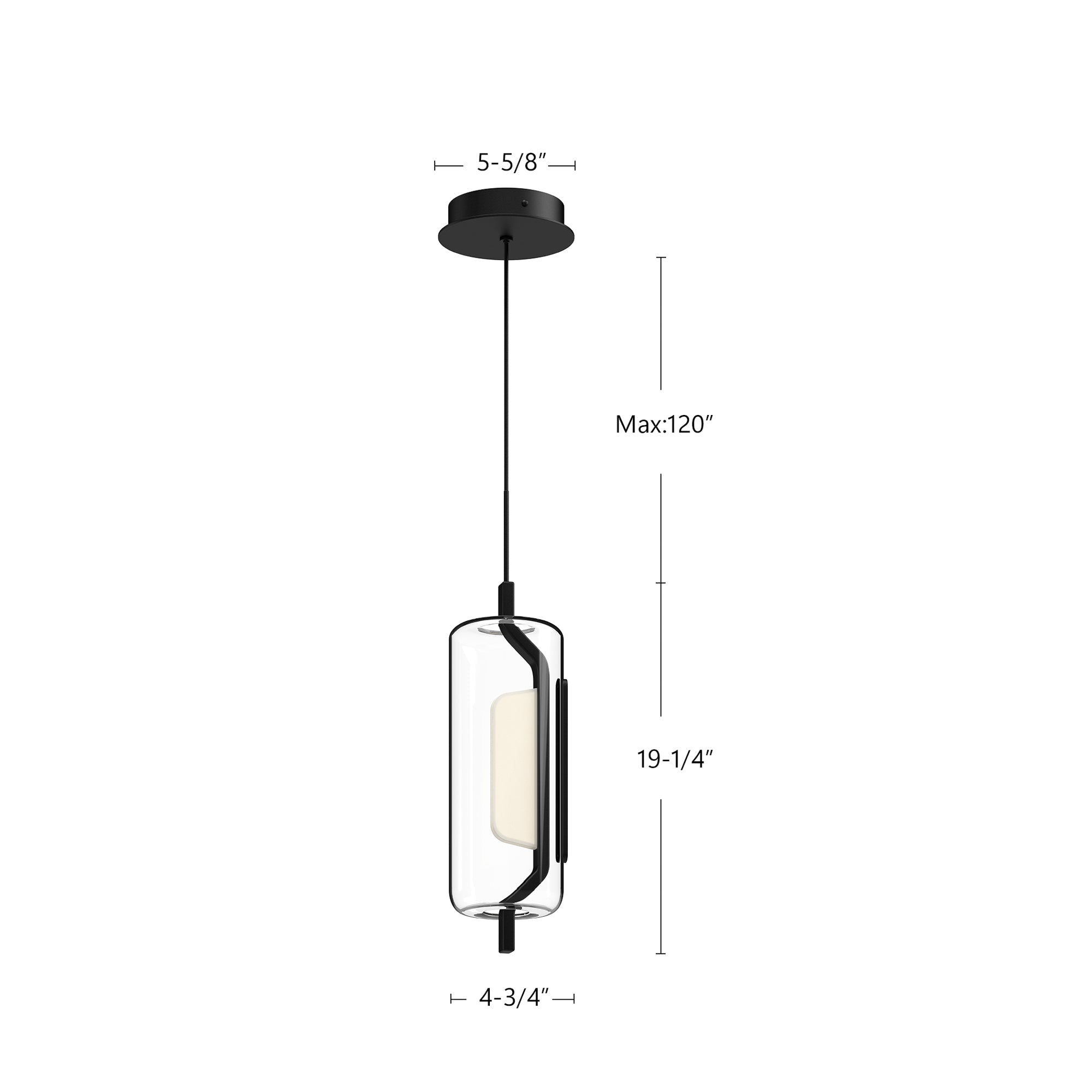 Hilo 5-in Pendant