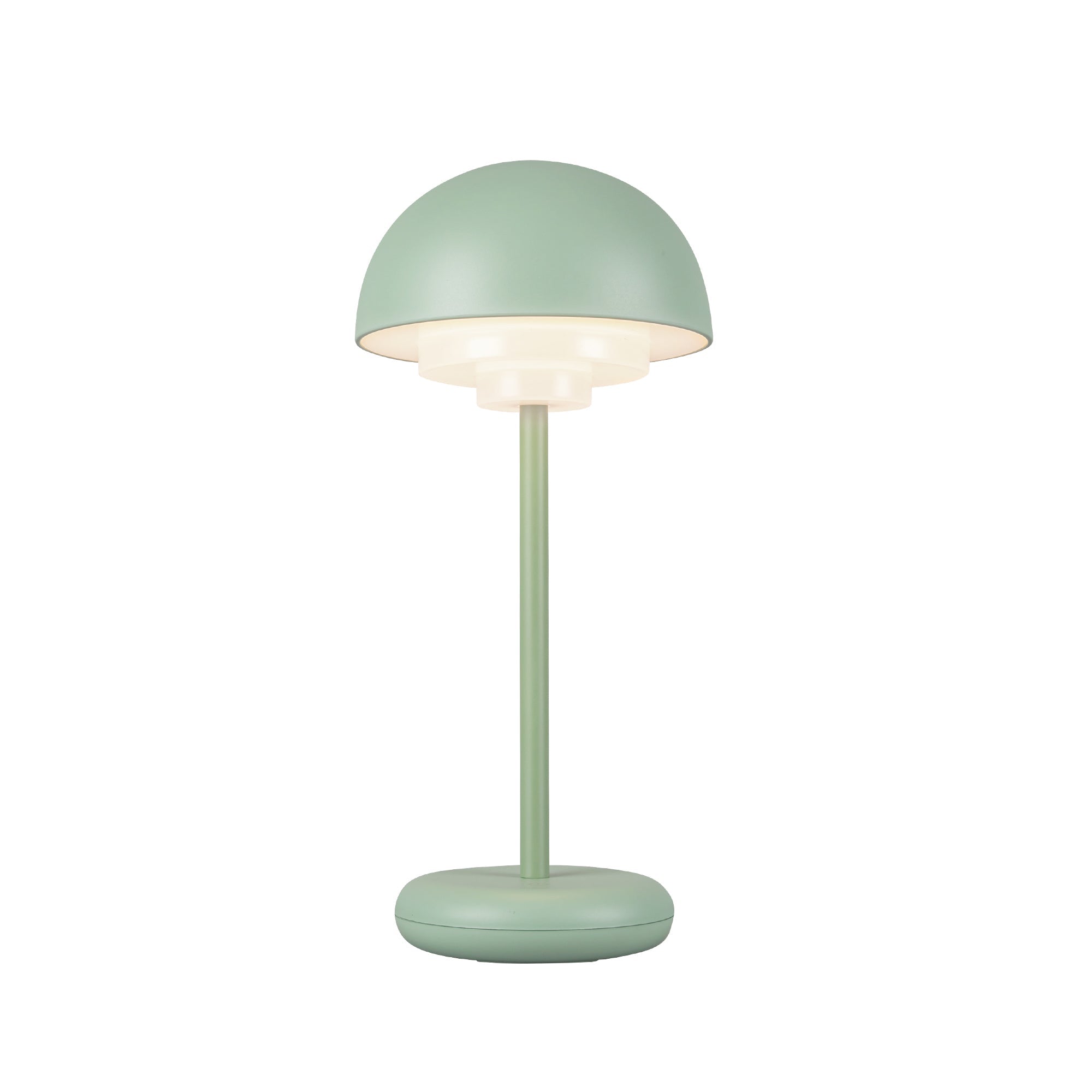Hinata 12-in Table Lamp — Sage Green