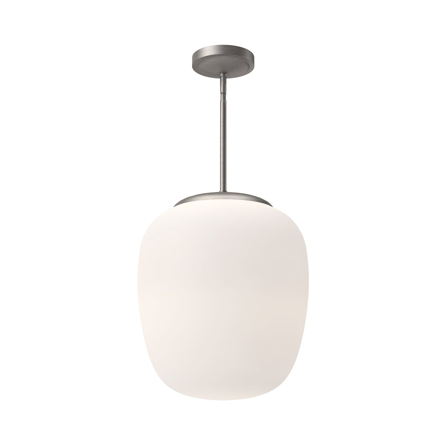Holden 14-in Pendant — Brushed Nickel/Opal Matte Glass