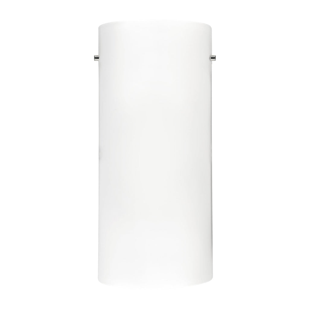 Hudson 13-in LED Wall Sconce — Brushed Nickel/Chrome