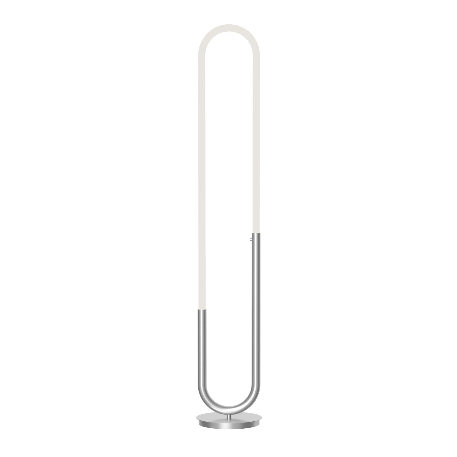 Huron 52-in Floor Lamp — Chrome
