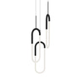 Huron 3 Head Multi Pendant — Black
