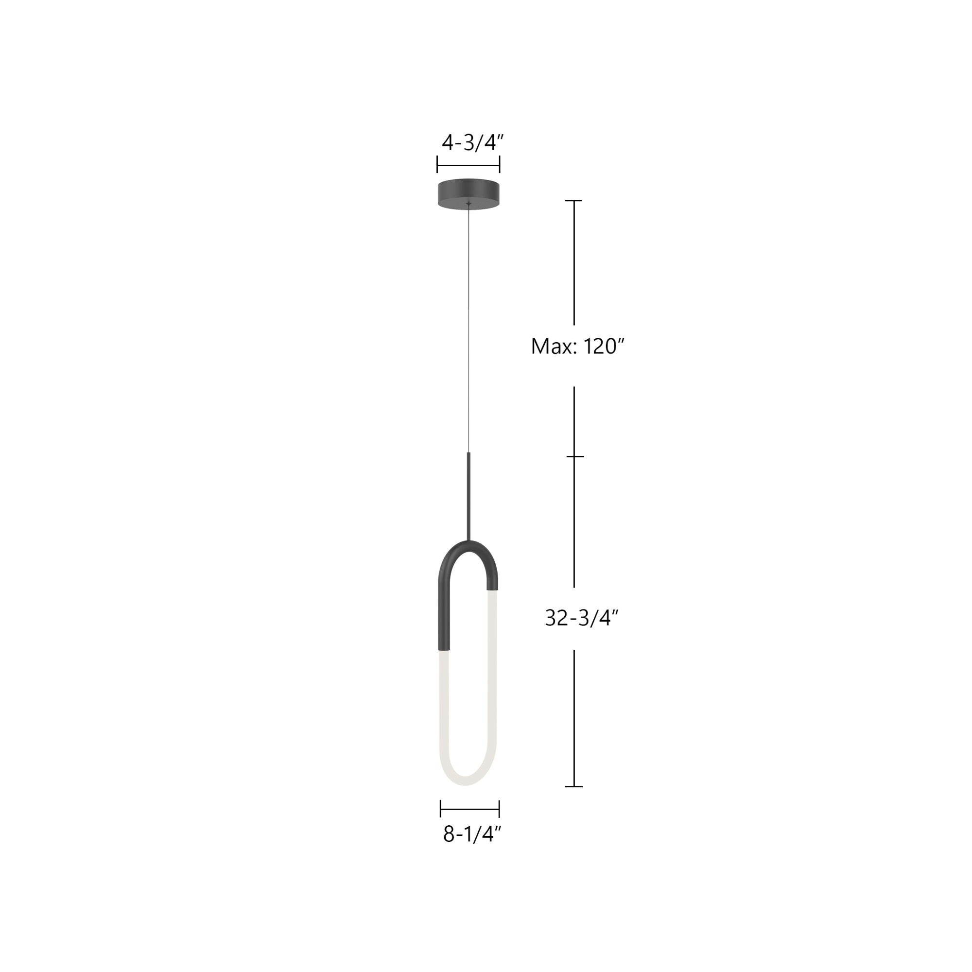Huron 8-in Pendant