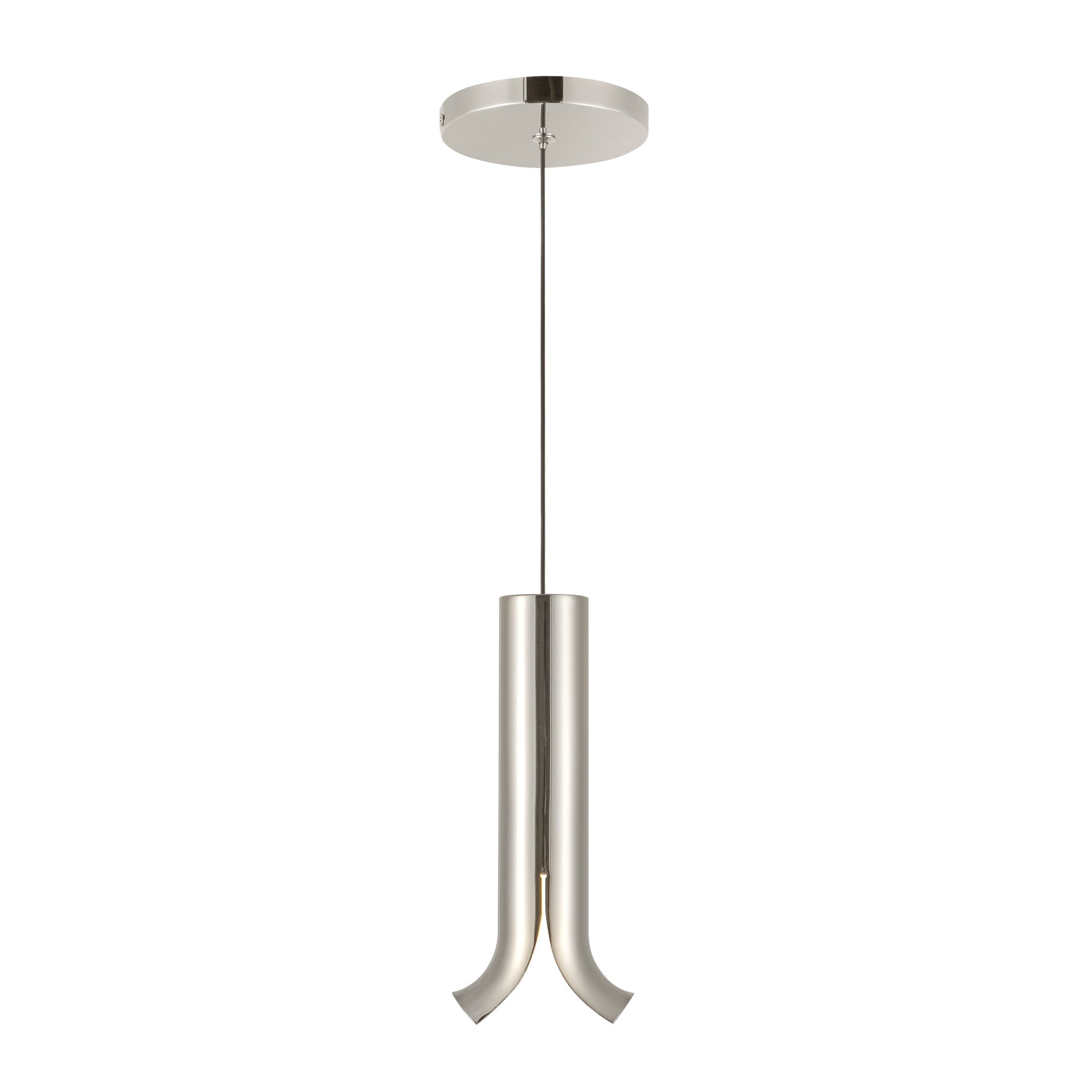 Husk 9-in Pendant — Polished Nickel