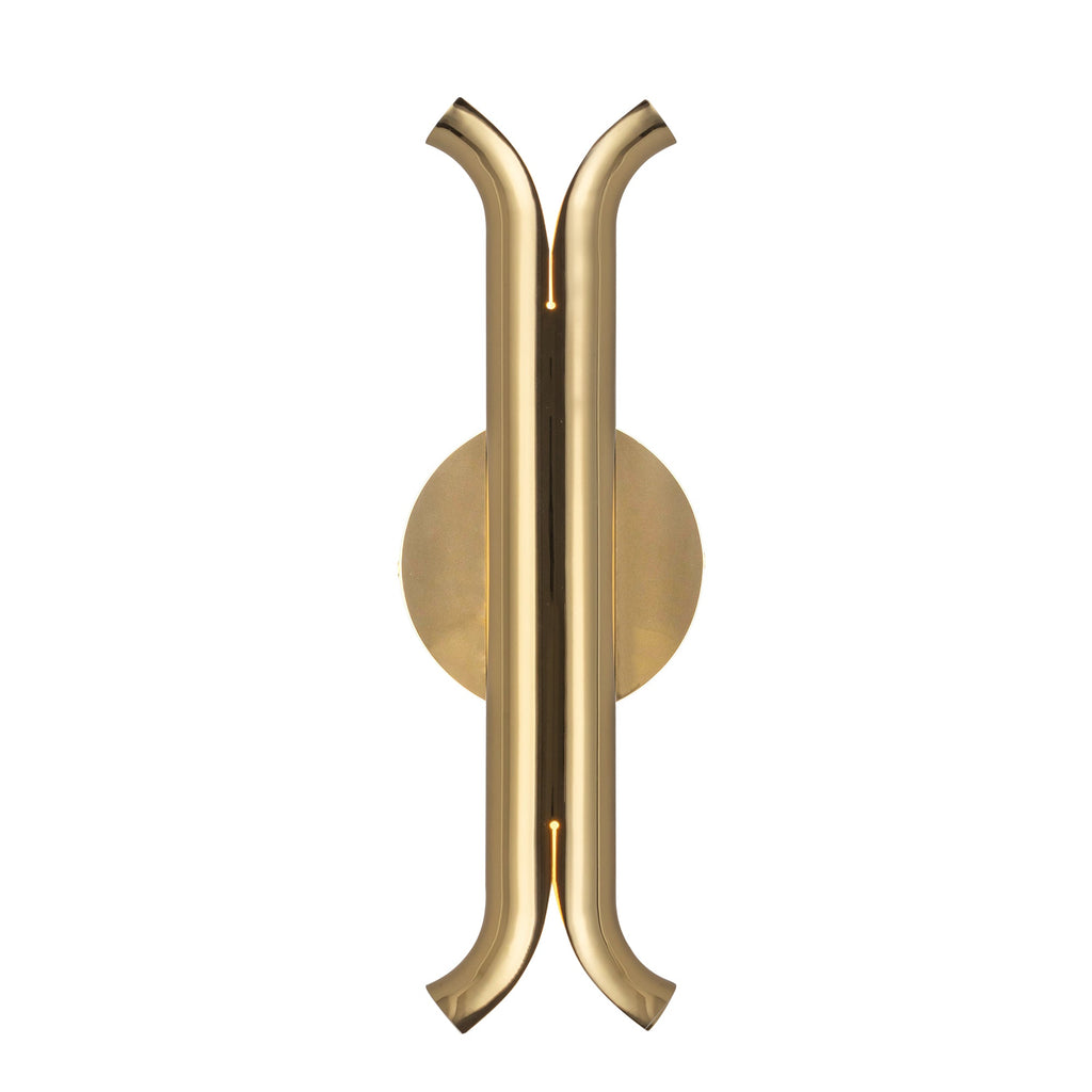 Husk 14-in Wall Sconce — Metallic Brass