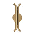 Husk 14-in Wall Sconce — Metallic Brass