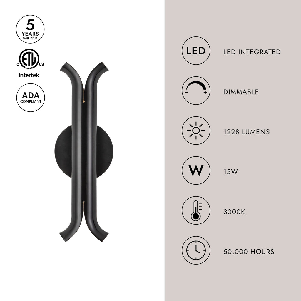 Husk 14-in Wall Sconce