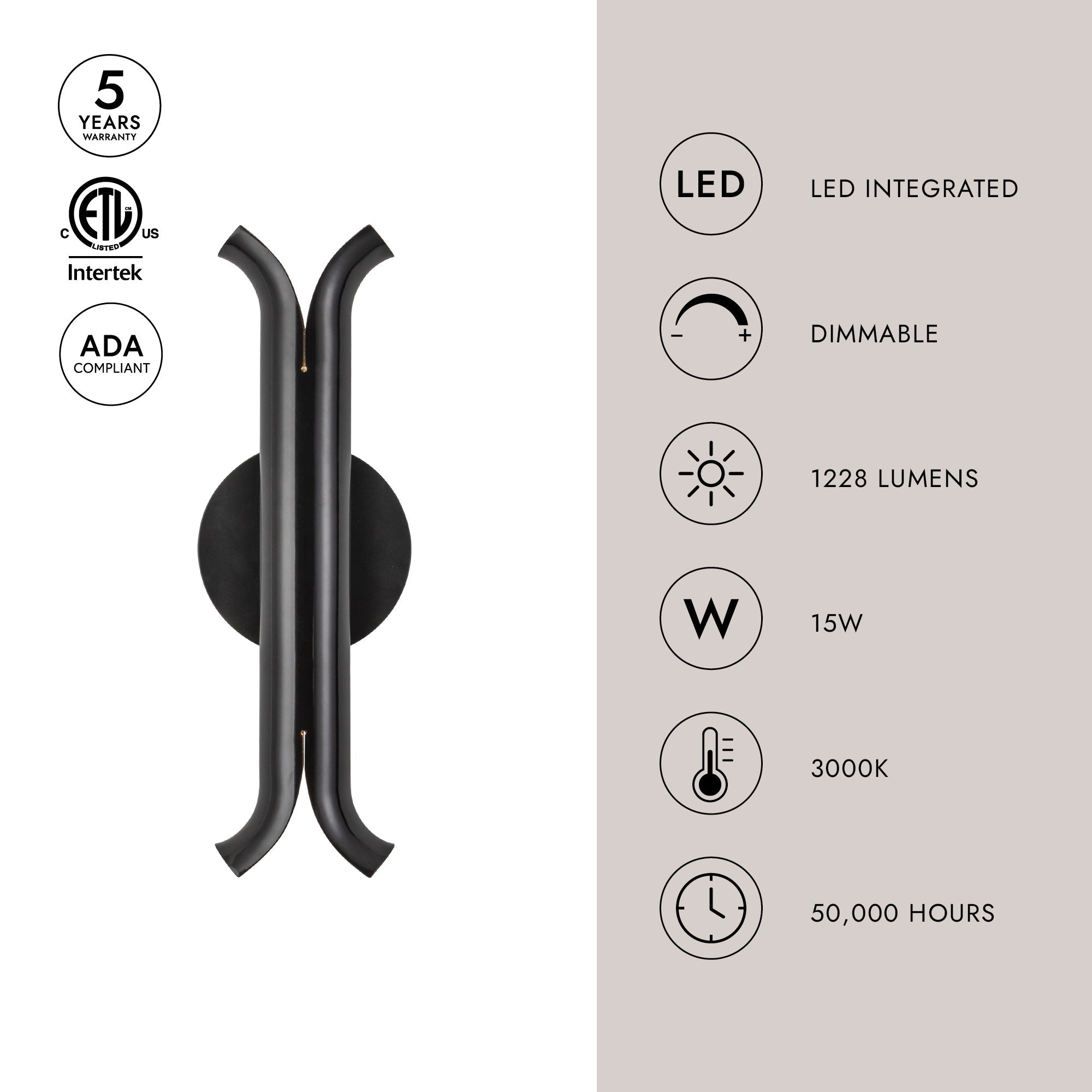 Husk 14-in Wall Sconce
