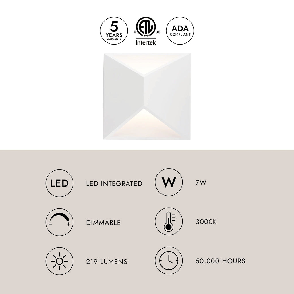 Indio 7-in Exterior Wall Sconce