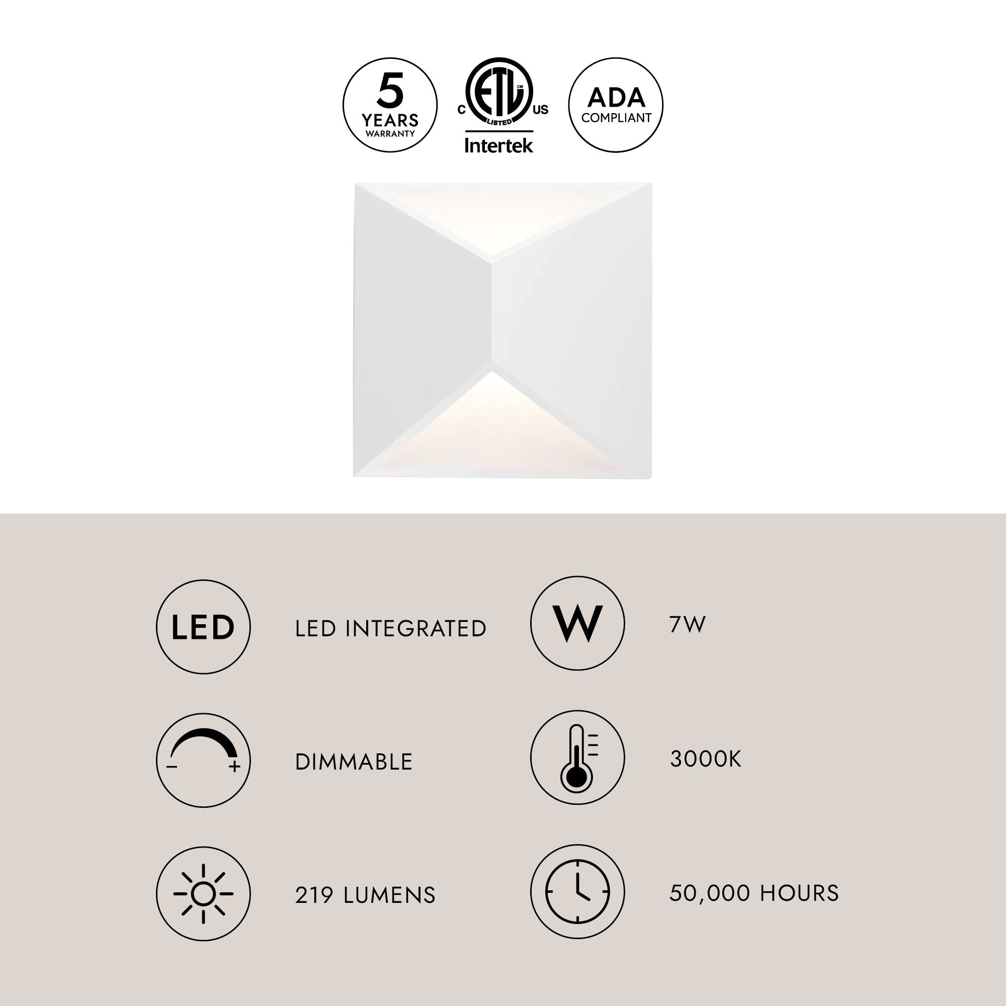 Indio 7-in Exterior Wall Sconce