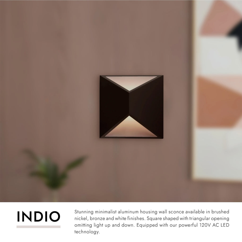 Indio 7-in Exterior Wall Sconce