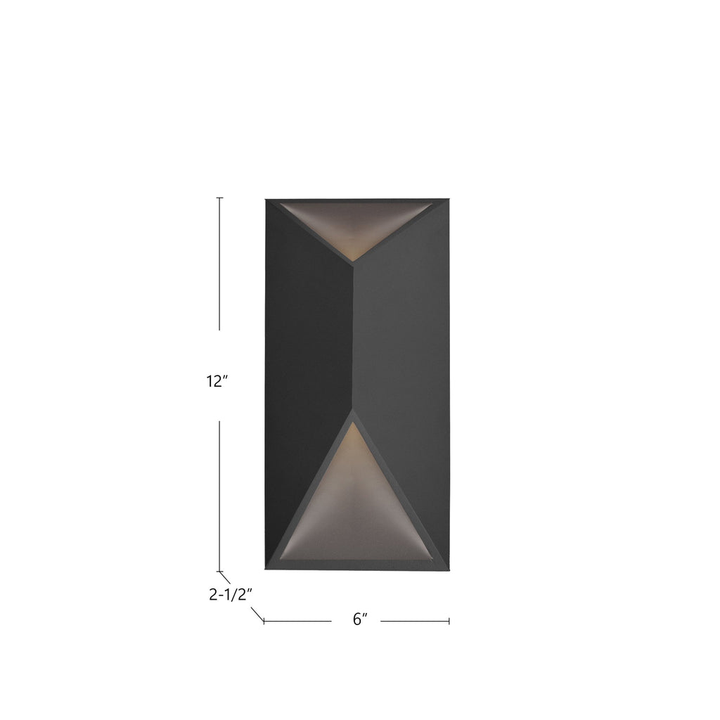 Indio 12-in Exterior Wall Sconce