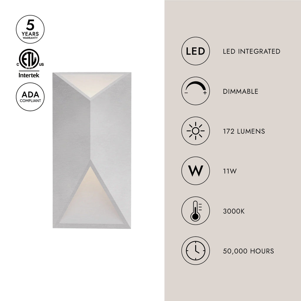 Indio 12-in Exterior Wall Sconce