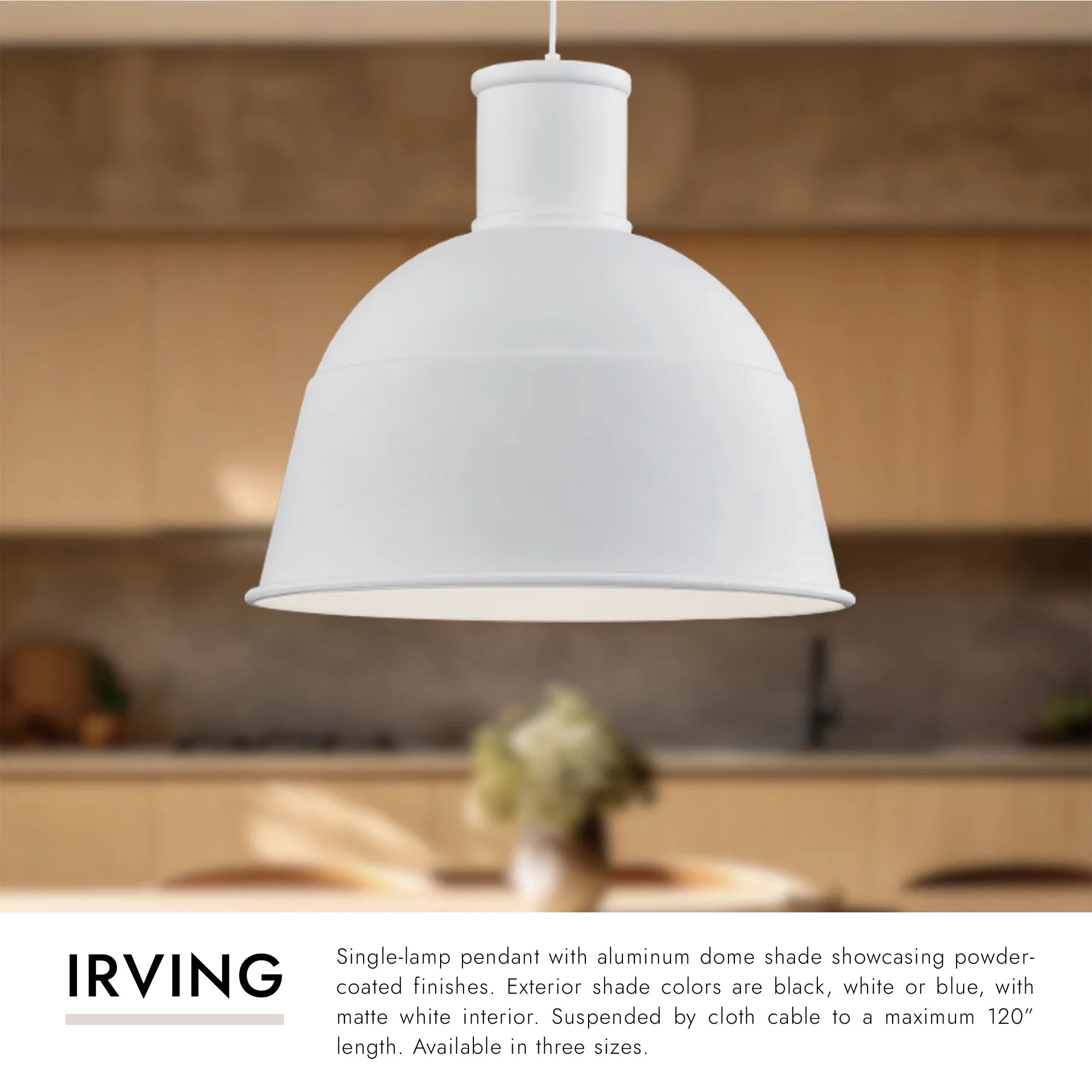 Irving 22-in Pendant
