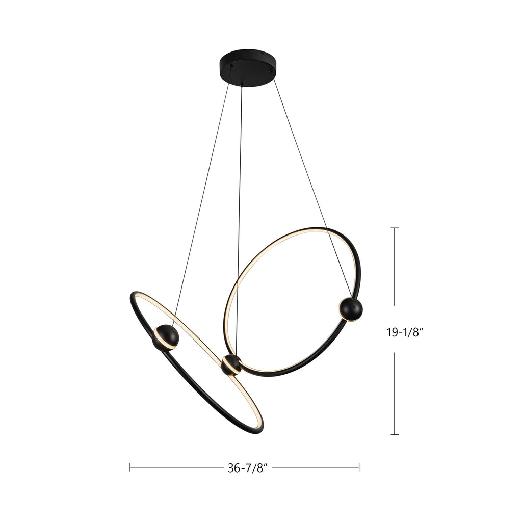 Isho 2-Light Chandelier