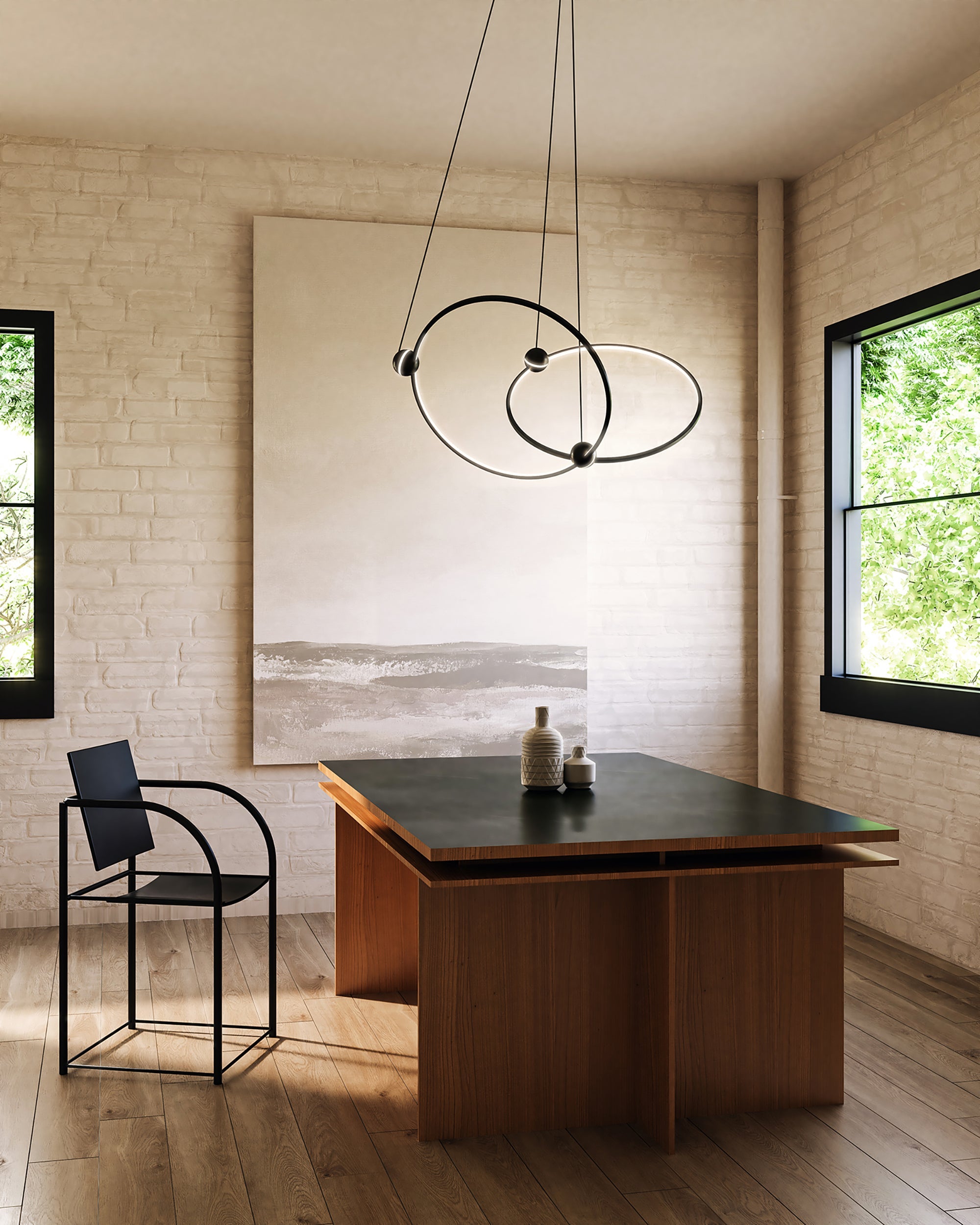 Isho 2-Light Chandelier