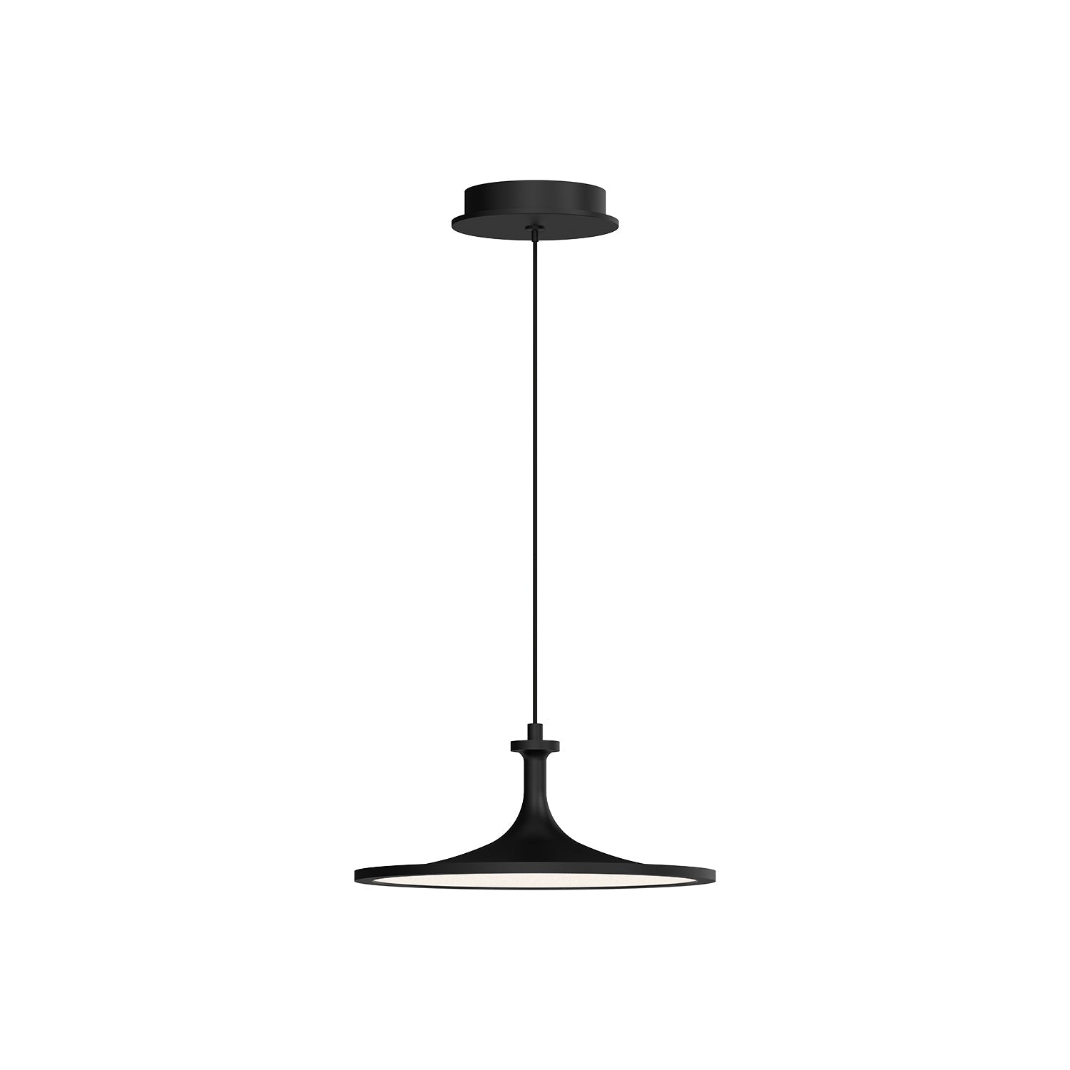 Issa 12-in Pendant — Matte Black [Universal Voltage]