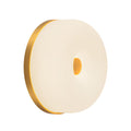 Jada 5-in Wall Sconce — Brushed Gold/Matte Opal Glass