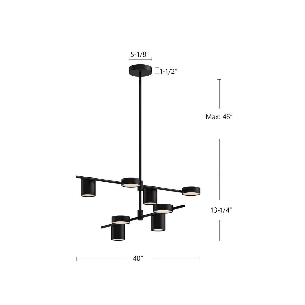 Jayden 40-in Chandelier