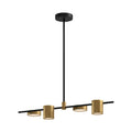 Jayden 40-in Linear Pendant — Black/Brushed Gold [Universal Voltage]