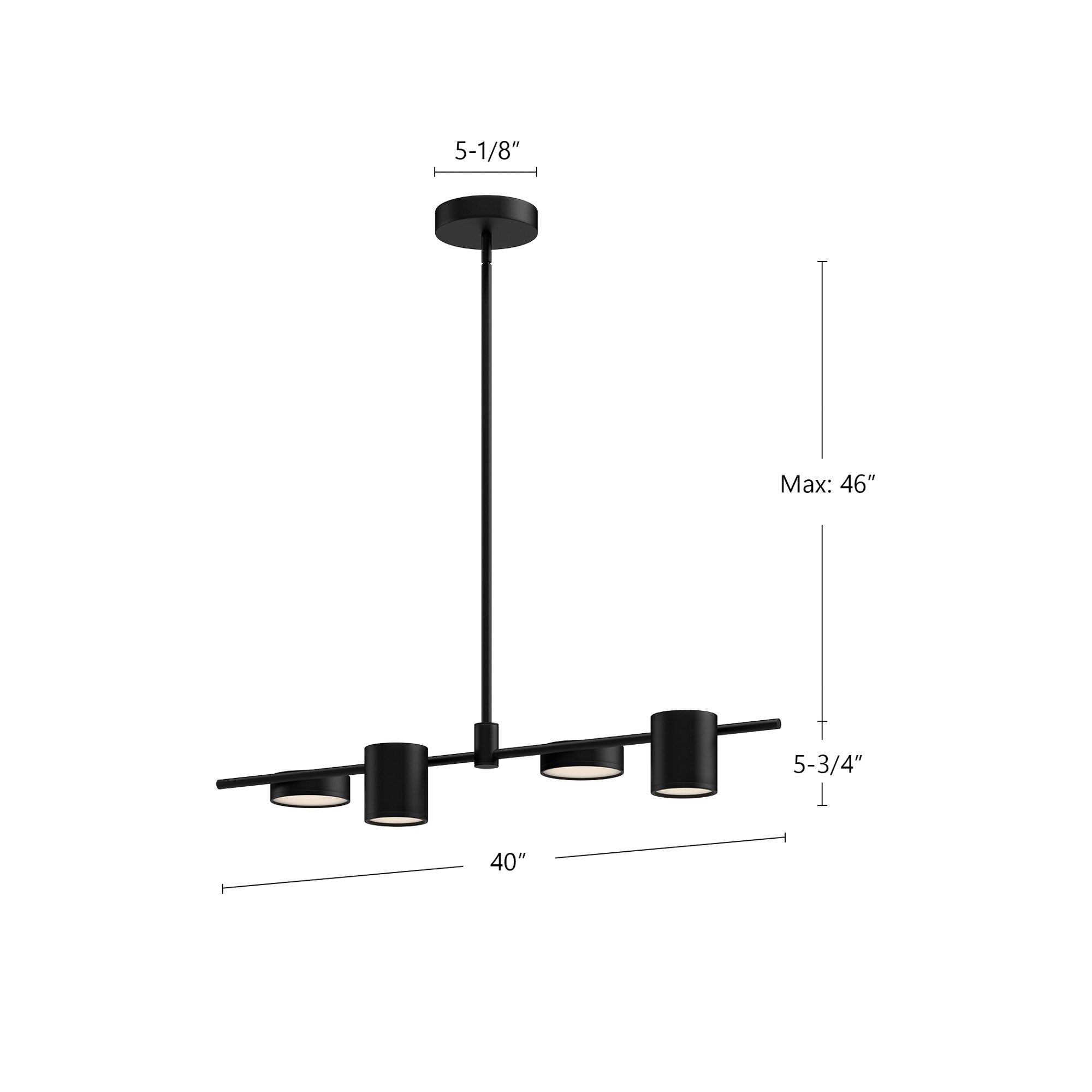 Jayden 40-in Linear Pendant