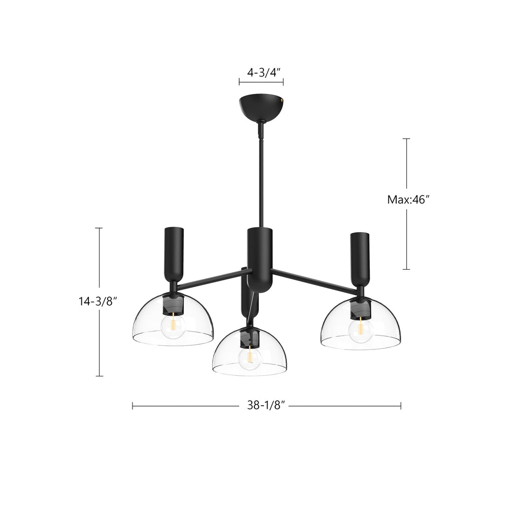 Jude 38-in Chandelier