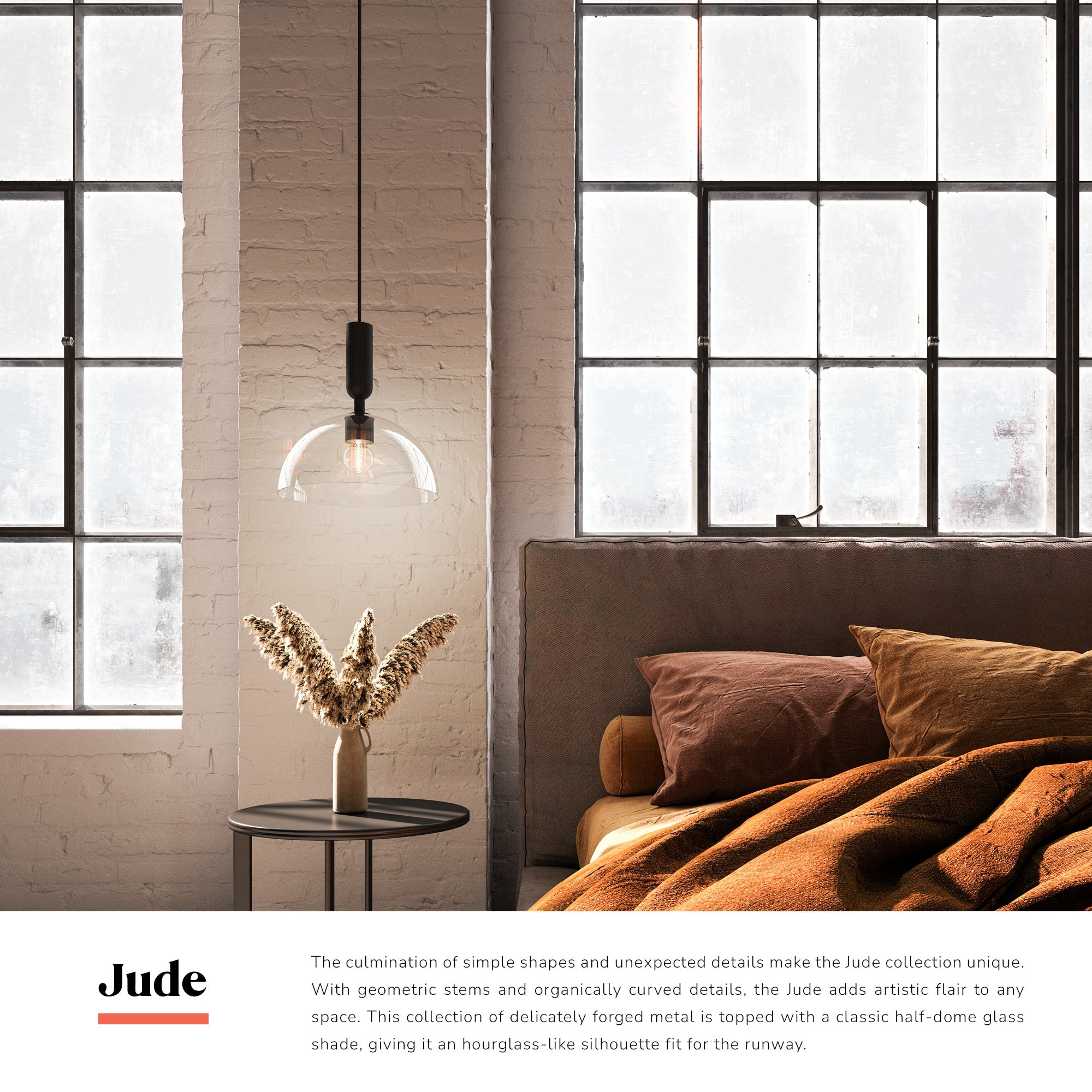 Jude 12-in Pendant