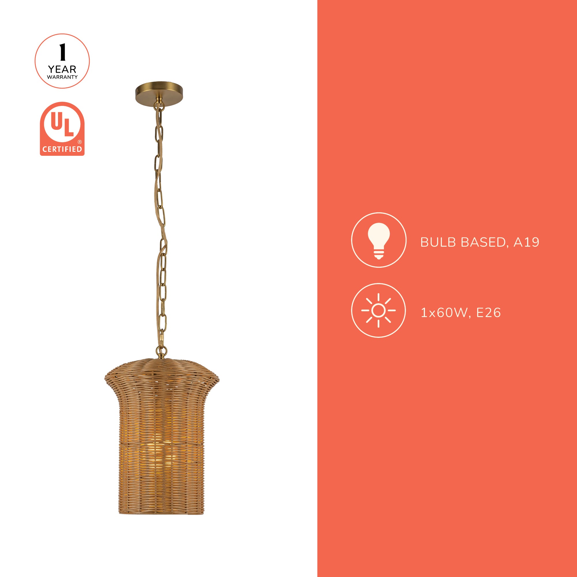 Kai 11-in Pendant