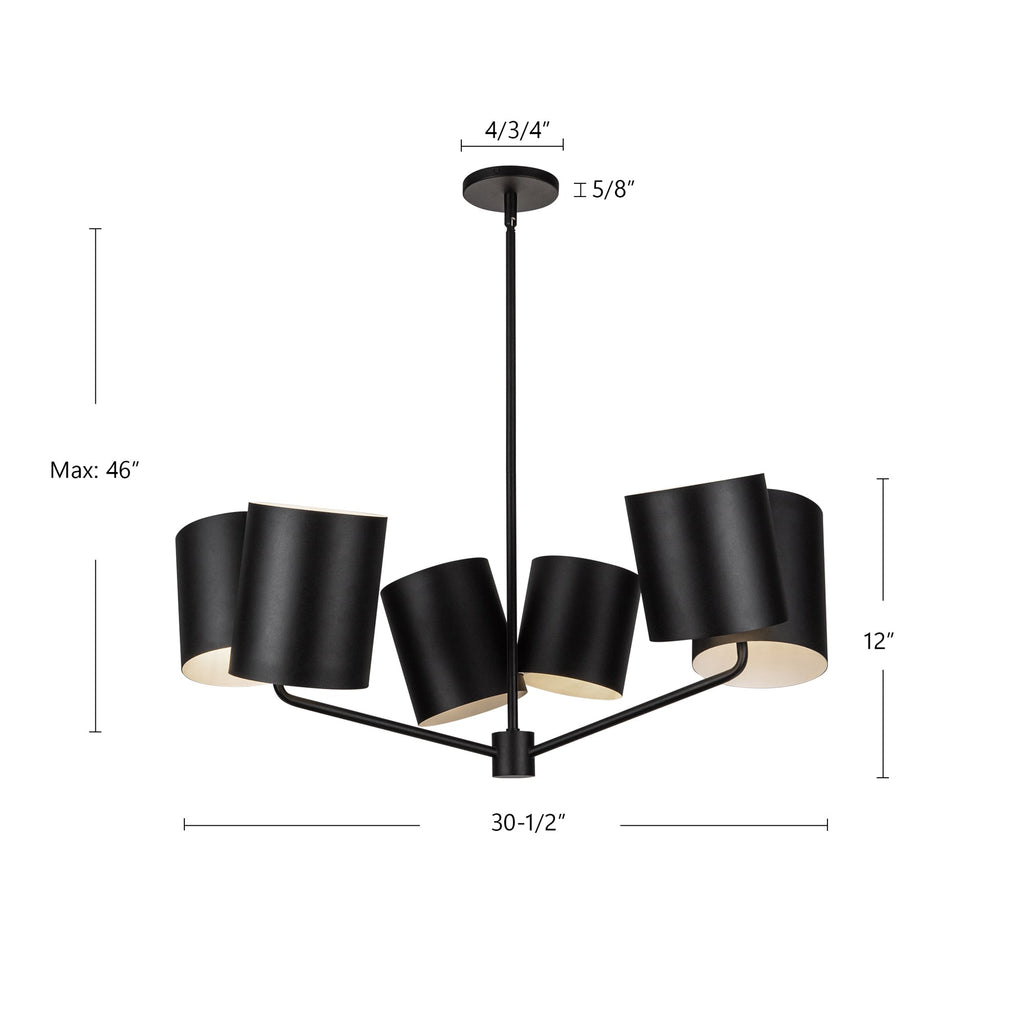Keiko 30-in Chandelier