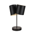 Keiko 14-in Table Lamp — Black
