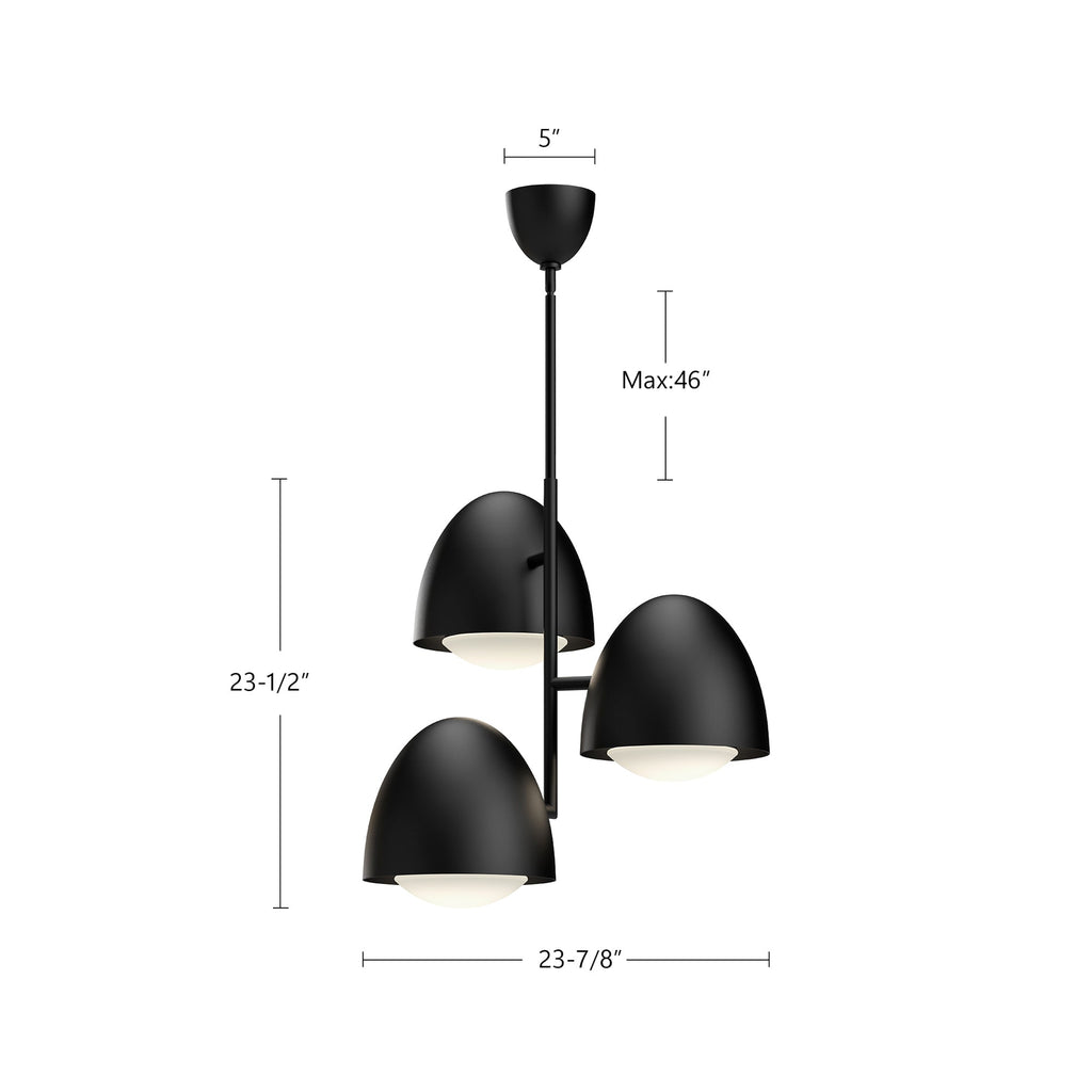 Kenji 24-in Chandelier