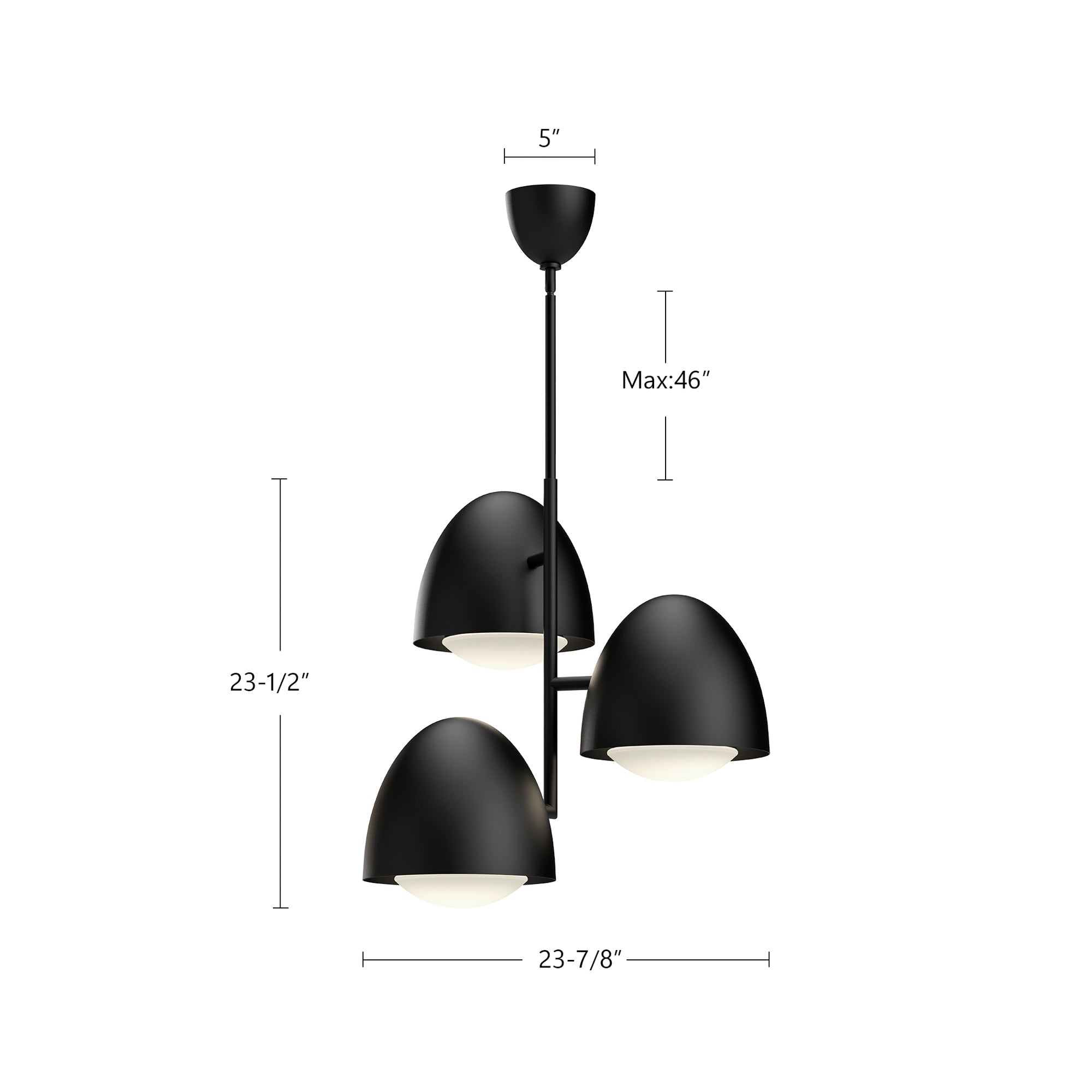 Kenji 24-in Chandelier