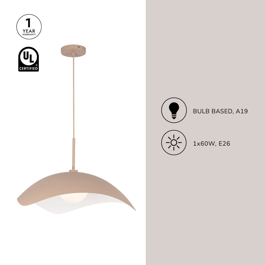 Kirby 22-in Pendant
